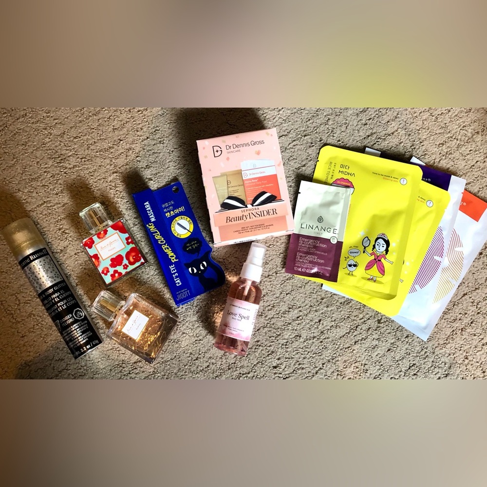 Unopened beauty products